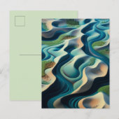 Invitation Carte Postale Mirage currents (Devant / Derrière)