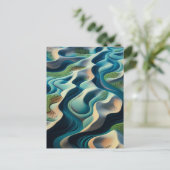 Invitation Carte Postale Mirage currents (Debout devant)