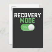 Invitation Carte Postale Mode de récupération sur le gain (Devant / Derrière)