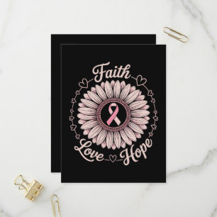 Invitation Carte Postale Mois de la sensibilisation au cancer du sein Espoi