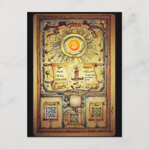 Invitation Carte Postale Mon Bitcoin personnel HODL