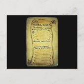 Invitation Carte Postale Mon Bitcoin personnel HODL (Dos)