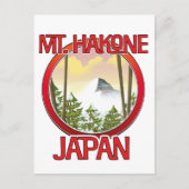 Invitation Carte Postale Mont Hakone Japon (Devant)