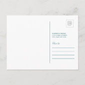 Invitation Carte Postale Montréal, Canada | Nous avons déménagé (Dos)