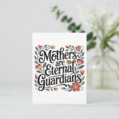 Invitation Carte Postale Mothers Are Eternal Guardians (Debout devant)