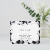 Invitation Carte Postale Motif de balle de football (Debout devant)