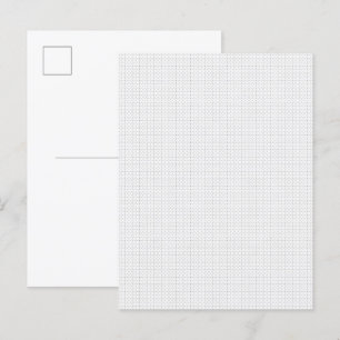 Invitation Carte Postale Motif noir Polka Dot Points minuscules
