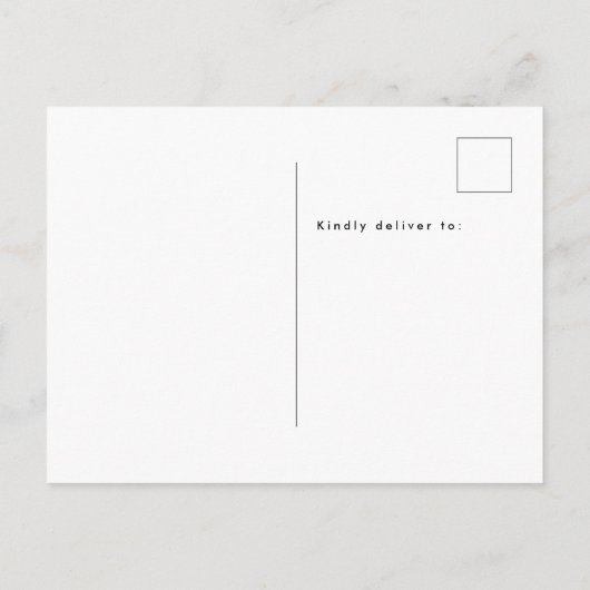 Invitation Carte Postale Moving faire-part, Oklahoma Etat rustique (Dos)