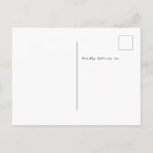 Invitation Carte Postale Moving faire-part, Tennessee état rustique (Dos)