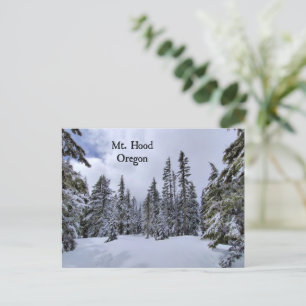 Invitation Carte Postale Mt Hood, Oregon en hiver