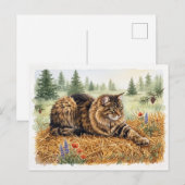 Invitation Carte Postale Nari de la forêt (Devant / Derrière)
