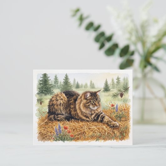 Invitation Carte Postale Nari de la forêt (Debout devant)