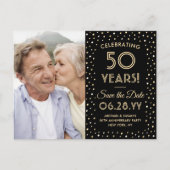 Invitation Carte Postale N'IMPORTE QUEL Anniversaire Enregistrer la date 1  (Devant)