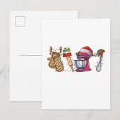 Invitation Carte Postale Noël 2026,  (Devant / Derrière)