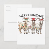 Invitation Carte Postale Noël 2026,  (Devant / Derrière)