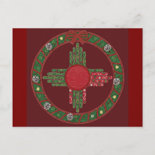 Invitation Carte Postale Noël au Nouveau-Mexique
