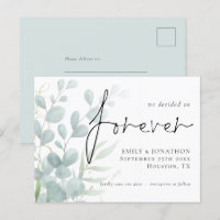 Nous avons décidé sur Forever Eucalyptus Enregistr