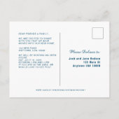 Invitation Carte Postale NOUS AVONS DÉMÉNAGÉ, Fun House on Wheels (Dos)