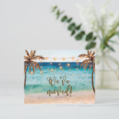 Invitation Carte Postale Nous avons déplacé le changement d'adresse sur la (Debout devant)