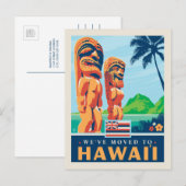 Invitation Carte Postale Nous sommes allés à Hawaï (Devant / Derrière)