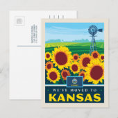 Invitation Carte Postale Nous sommes allés au Kansas (Devant / Derrière)