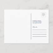 Invitation Carte Postale Nous sommes allés au Massachusetts (Dos)