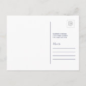 Invitation Carte Postale Nous sommes allés au Nebraska (Dos)