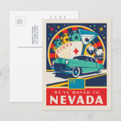 Invitation Carte Postale Nous sommes allés au Nevada (Devant / Derrière)