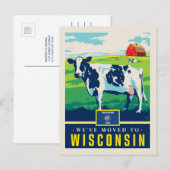 Invitation Carte Postale Nous sommes allés au Wisconsin (Devant / Derrière)