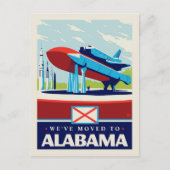 Invitation Carte Postale Nous sommes allés en Alabama (Devant)