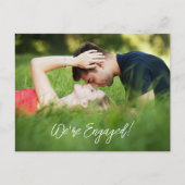 Invitation Carte Postale Nous sommes engagés (Devant)