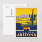 Invitation Carte Postale Nous sommes partis en Arizona (Devant / Derrière)