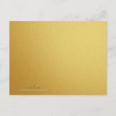 Invitation Carte Postale Nouvel An chinois Rouge Golden Dragon PostC (Dos)