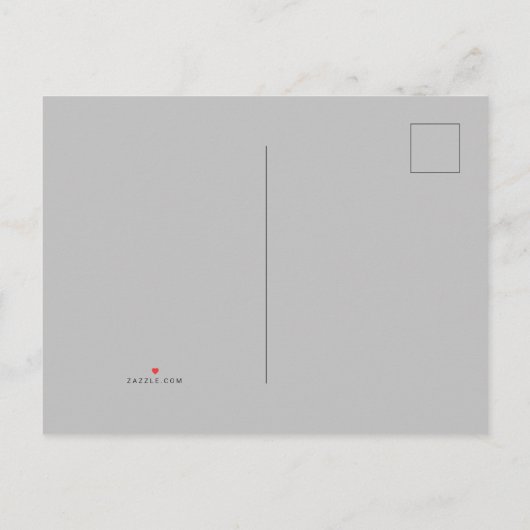 Invitation Carte Postale Nouvelle personnalisation Text Logo Bachelor party (Dos)