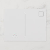 Invitation Carte Postale Nouvelle personnalisation Text Logo Bachelor party (Dos)