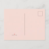 Invitation Carte Postale Oh Bébé Aquarelle Floral Giraffe Baby shower (Dos)