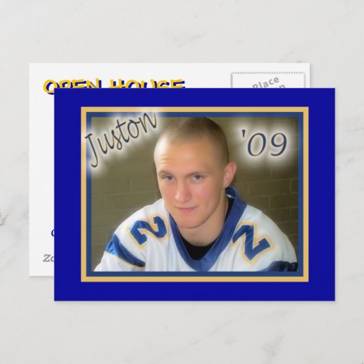 Invitation Carte Postale Open House (Devant / Derrière)