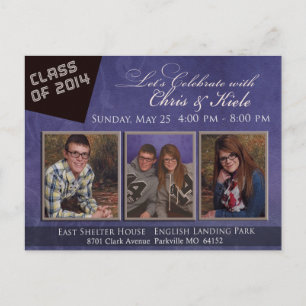 Invitation Carte Postale option 34