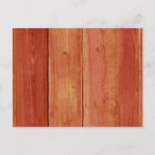 Invitation Carte Postale Orange Automne thème Seras-tu ma servante (Dos)