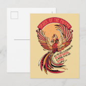 Invitation Carte Postale Ordre de l'emblème croisé de Phoenix (Devant / Derrière)