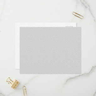 Invitation Carte Postale Panneau de fond gris moderne à pois pour événement