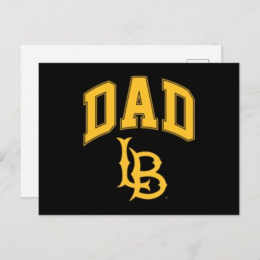 Invitation Carte Postale Papa de Long Beach (Devant / Derrière)