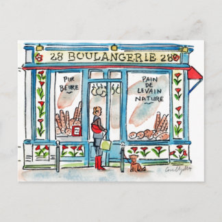 Invitation Carte Postale Paris BOULANGERIE 28