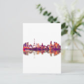 Invitation Carte Postale Paris France Skyline (Debout devant)