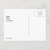 Invitation Carte Postale Parti BBQ (Dos)