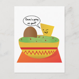 Invitation Carte Postale Parti de Guac