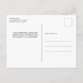 Invitation Carte Postale Parti de retraite militaire - Boots d'or drapeau a (Dos)