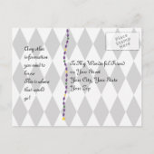Invitation Carte Postale Parti Mardi Gras (Dos)