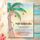 Invitation Carte Postale Parti Mele Kalikimaka