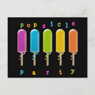 Invitation Carte Postale parti populaire
